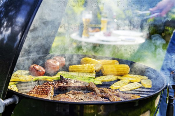 Barbecue in the garden