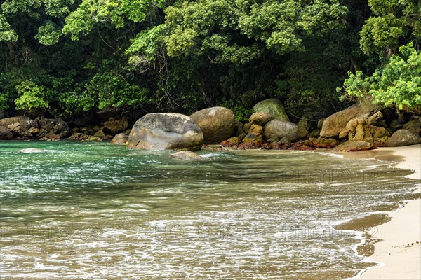 Beach in remote and deserted location in Trindade