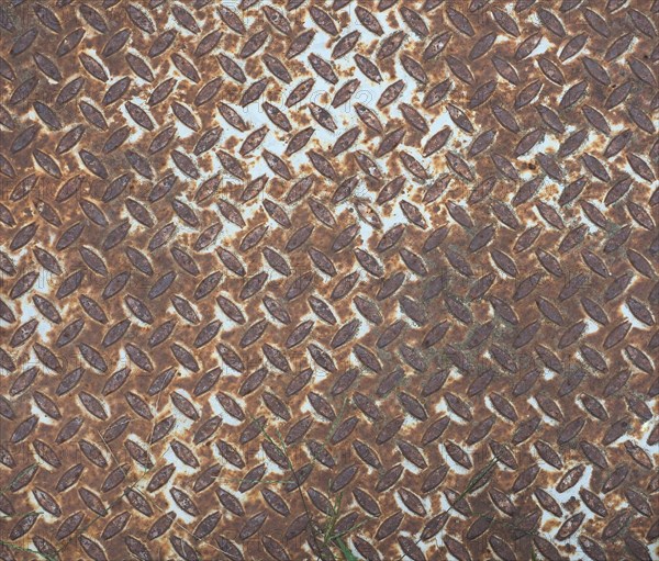 Brown rusted steel texture background