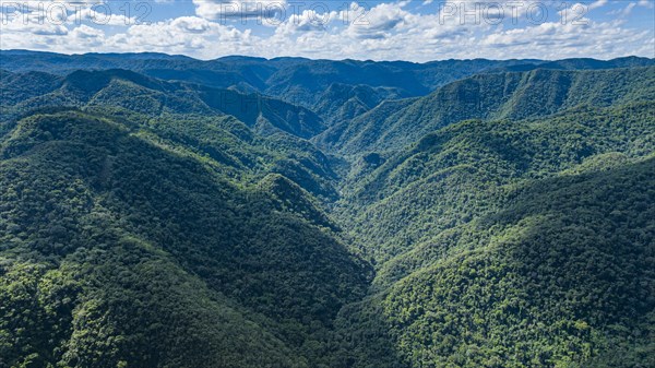 Aerial of the Unesco site Atlantic Forest South-East Reserves