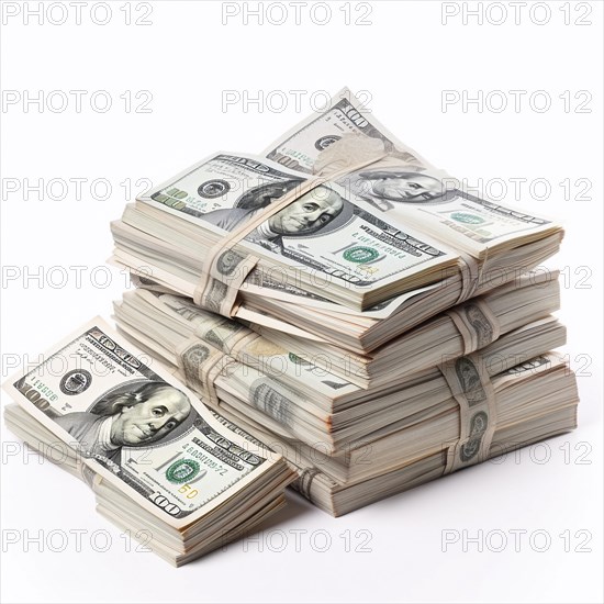 USD dollar bills in bundle