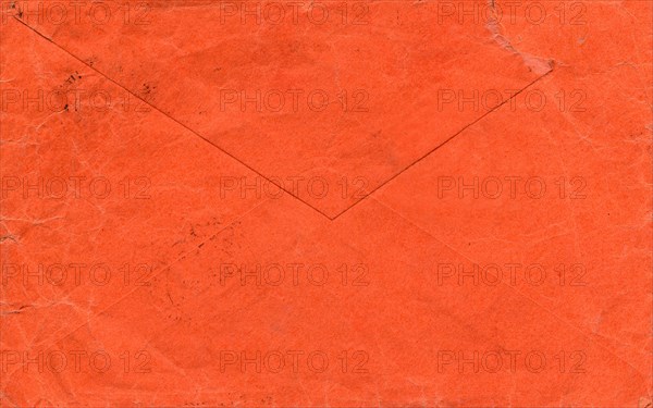 Orange mail letter envelope