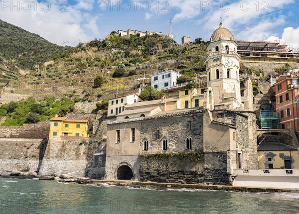 Church of Santa Margherita d'Antiochia located in Vernazza