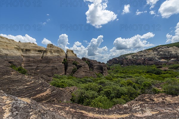 Sandstone cliffs at Pedra Furada