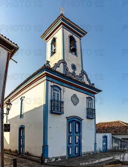 Old baroque church in the historic city of Diamantina in Minas Gerais which during the empire was an important diamond production center in Brazil