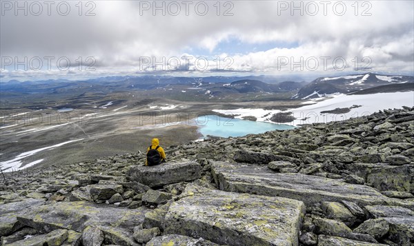 Mountaineer in the tundra