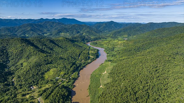 Aerial of the Iguape river