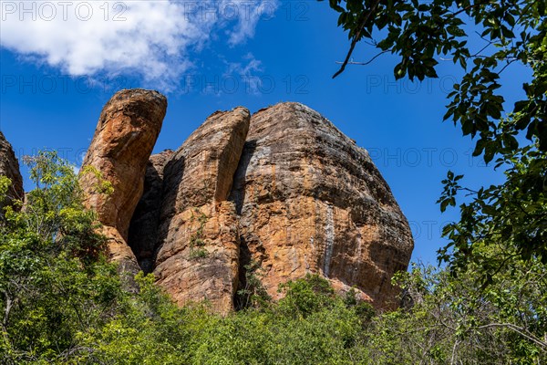 Sandstone cliffs at Pedra Furada