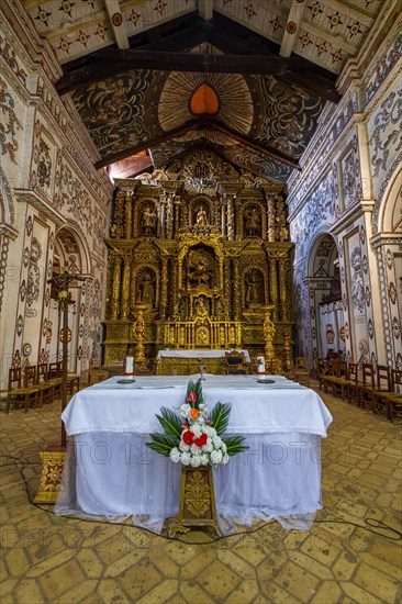 Interior of the San Miguel de Velasco mission