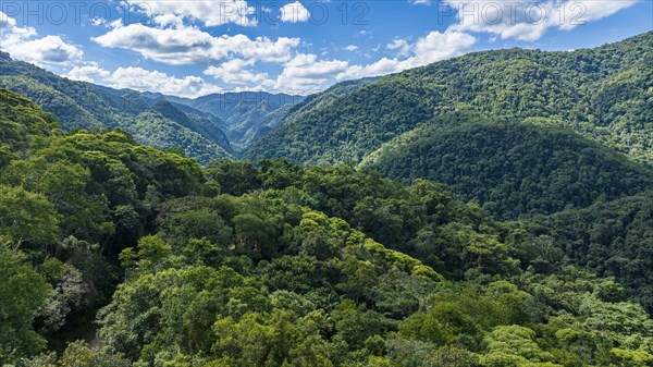 Aerial of the Unesco site Atlantic Forest South-East Reserves