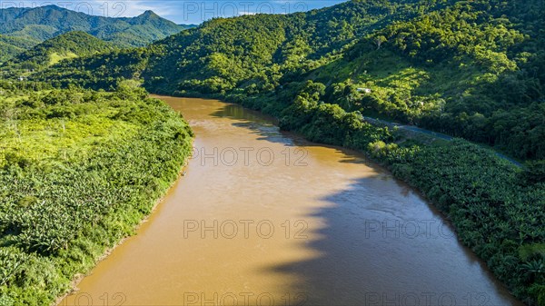 Aerial of the Iguape river