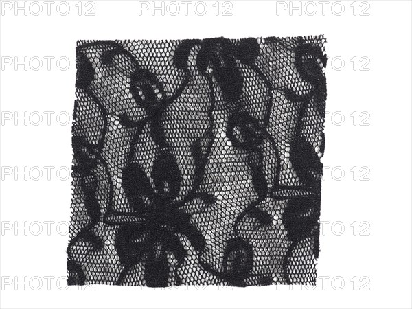 Black fabric sample