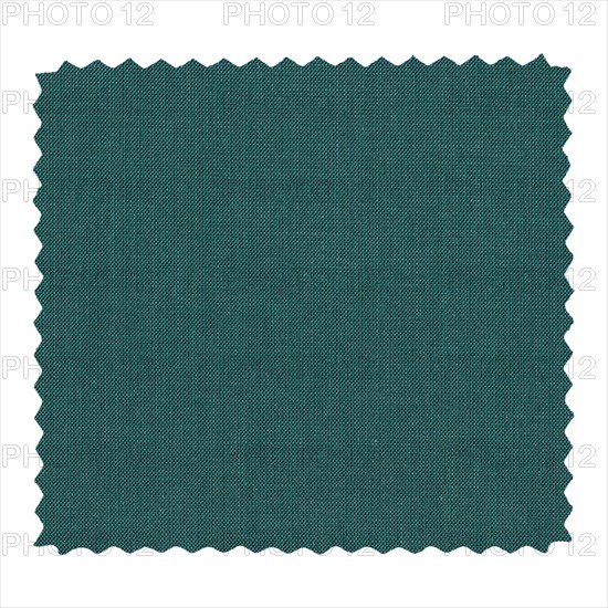 Green zigzag fabric sample