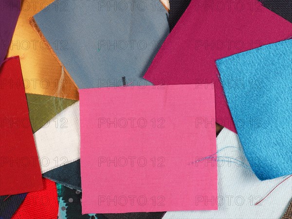 Many fabric samples