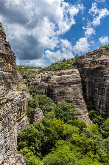 Sandstone cliffs at Pedra Furada