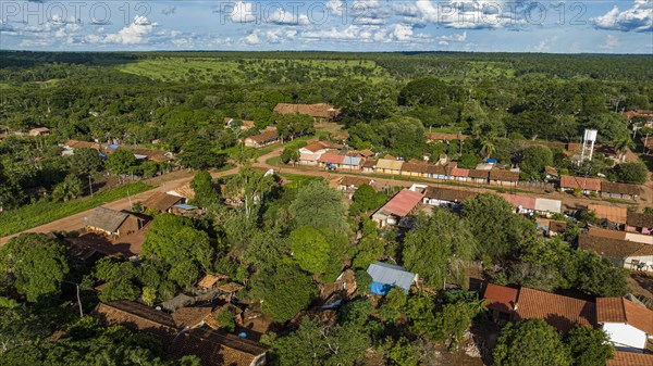 Aerial o the Santa Ana mission