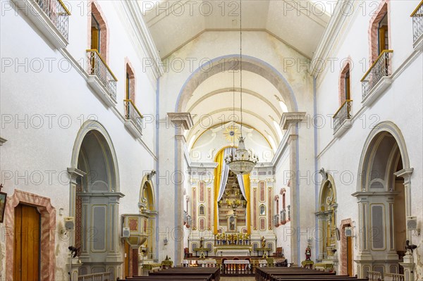 Old colonial style chapel from the 18th century in the historic city of Paraty on the north coast of the state of Rio de Janeiro