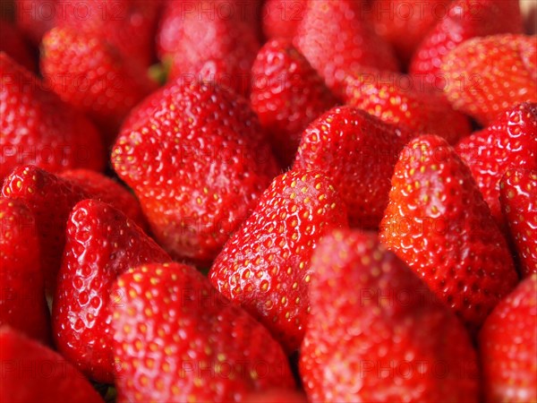 Strawberries fruits background