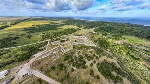 Aerial of the Fort of Santa Teresa