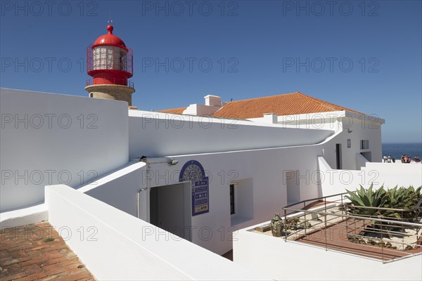 Historic lighthouse at Cape Cabo de Sao Vicente