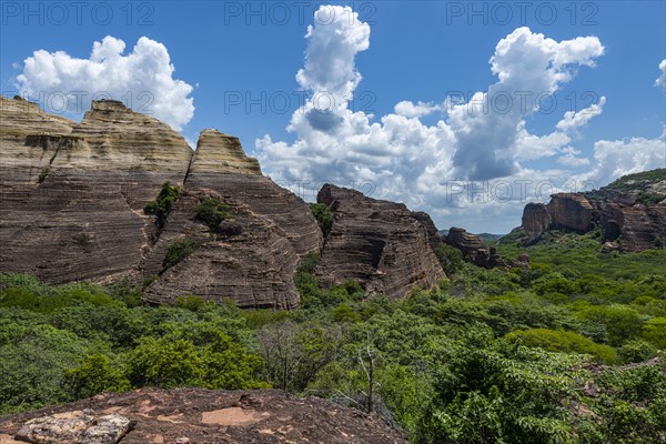 Sandstone cliffs at Pedra Furada