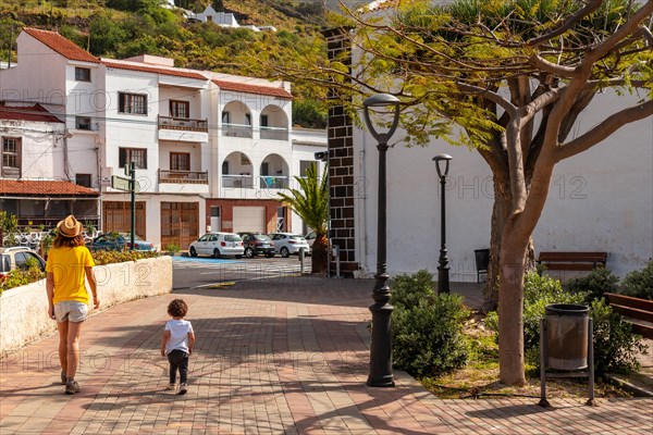 Visiting the parish church of Nuestra Senora de Candelaria in La Frontera in El Hierro