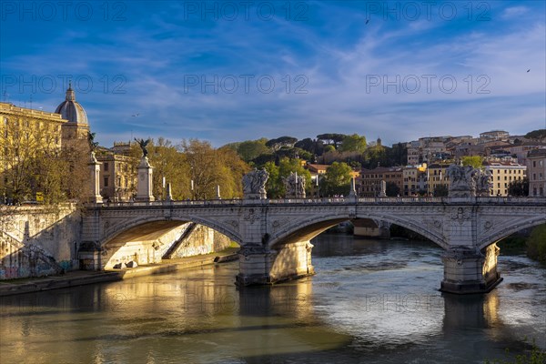 The Ponte Vittorio Emanuele over the Tiber