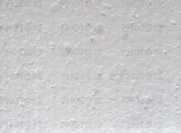 White expanded polystyrene plastic texture background