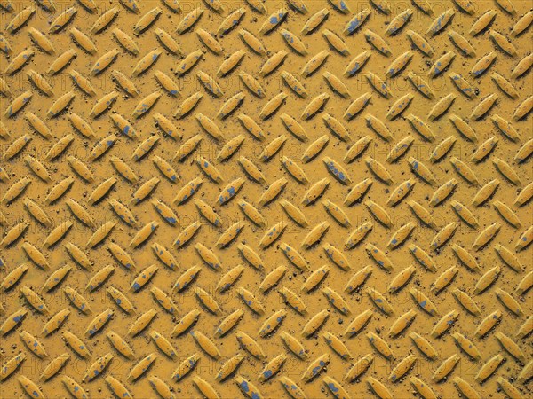 Yellow steel texture background