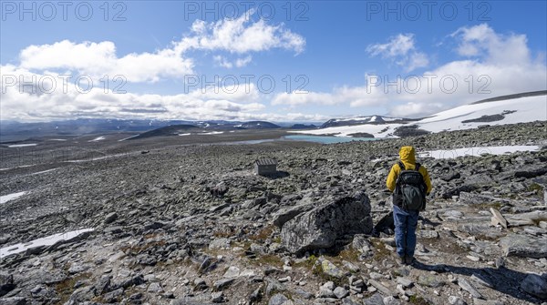 Mountaineer in the tundra