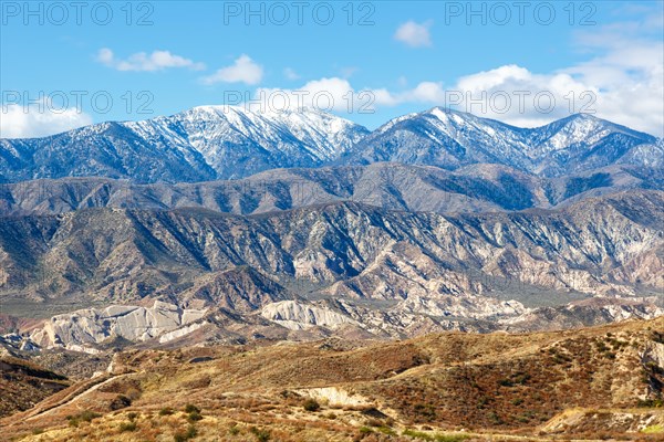 San Gabriel Mountains Landscape near Los Angeles