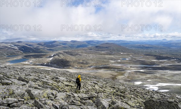 Mountaineer in the tundra