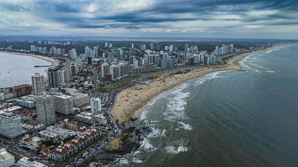 Aerial of Punta del Este