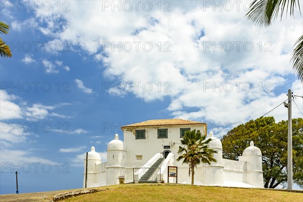 Entrance of historic Monte Serrat Fort in Salvador