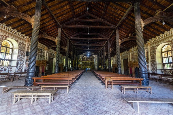 Interior of the San Miguel de Velasco mission