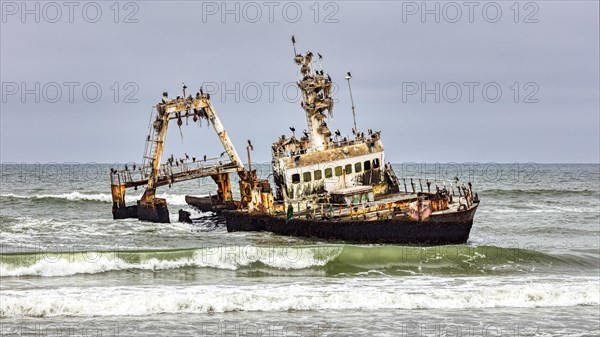 Wreck of the German steamer Eduard Bohlen