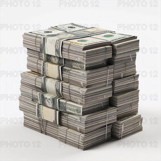 USD dollar bills in bundle