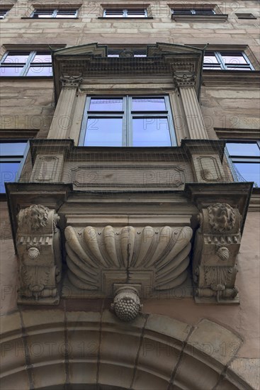 Historic oriel at the Fembohaus