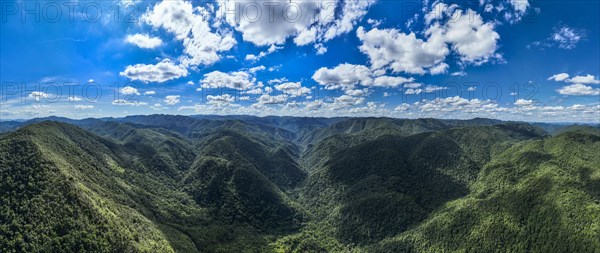 Aerial of the Unesco site Atlantic Forest South-East Reserves