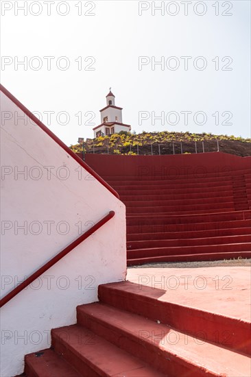 Amphitheater next to the church of Nuestra Senora de Candelaria in La Frontera in El Hierro