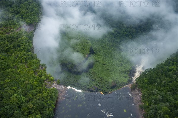 Aerial of the Kaieteur Falls