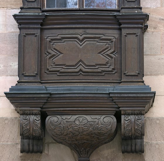 Detail of a historic choir