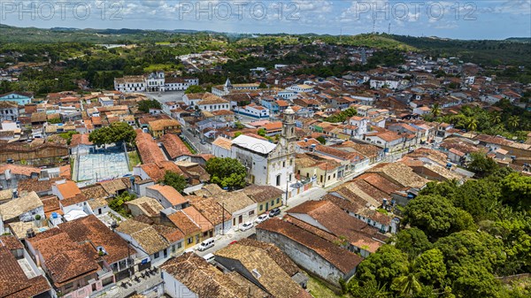 Aerial of the Unesco site Sao Cristovao