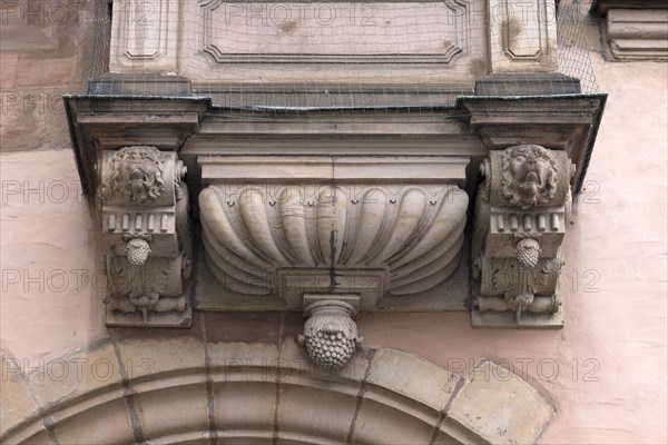 Detail of the historical choir at the Fembohaus