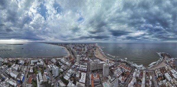 Aerial of Punta del Este