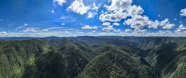 Aerial of the Unesco site Atlantic Forest South-East Reserves