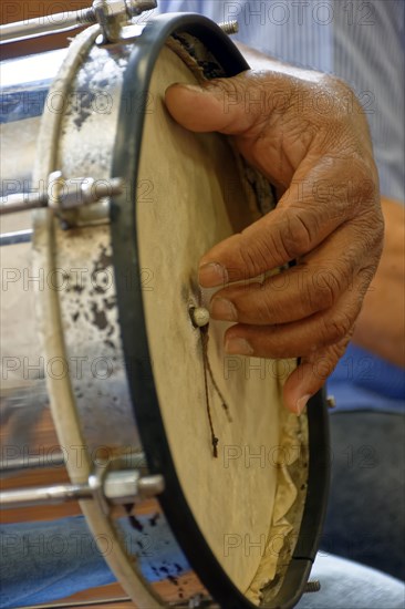 Typically Brazilian percussion instrument called Cuica and used mainly in samba and carnival