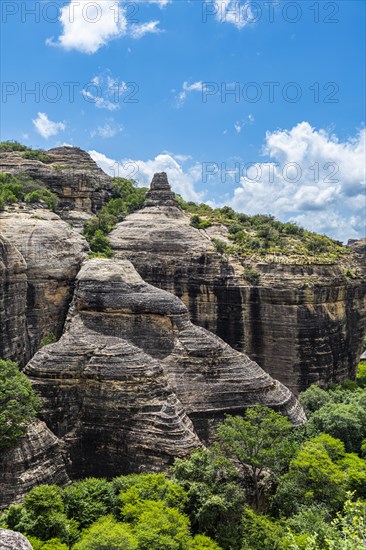 Sandstone cliffs at Pedra Furada