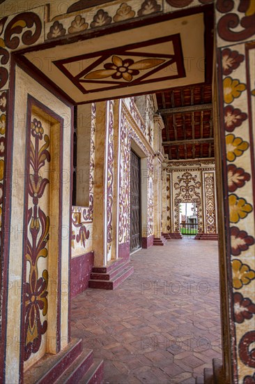 Painted front of the San Miguel de Velasco mission