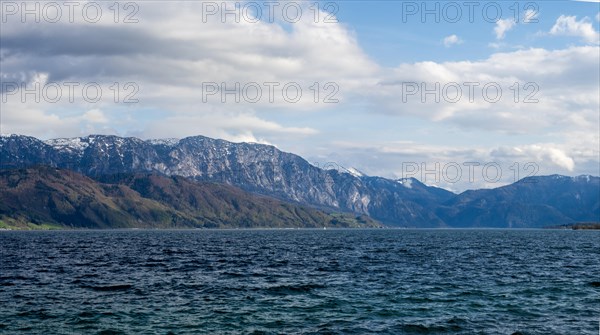 Attersee with Hoellengebirge